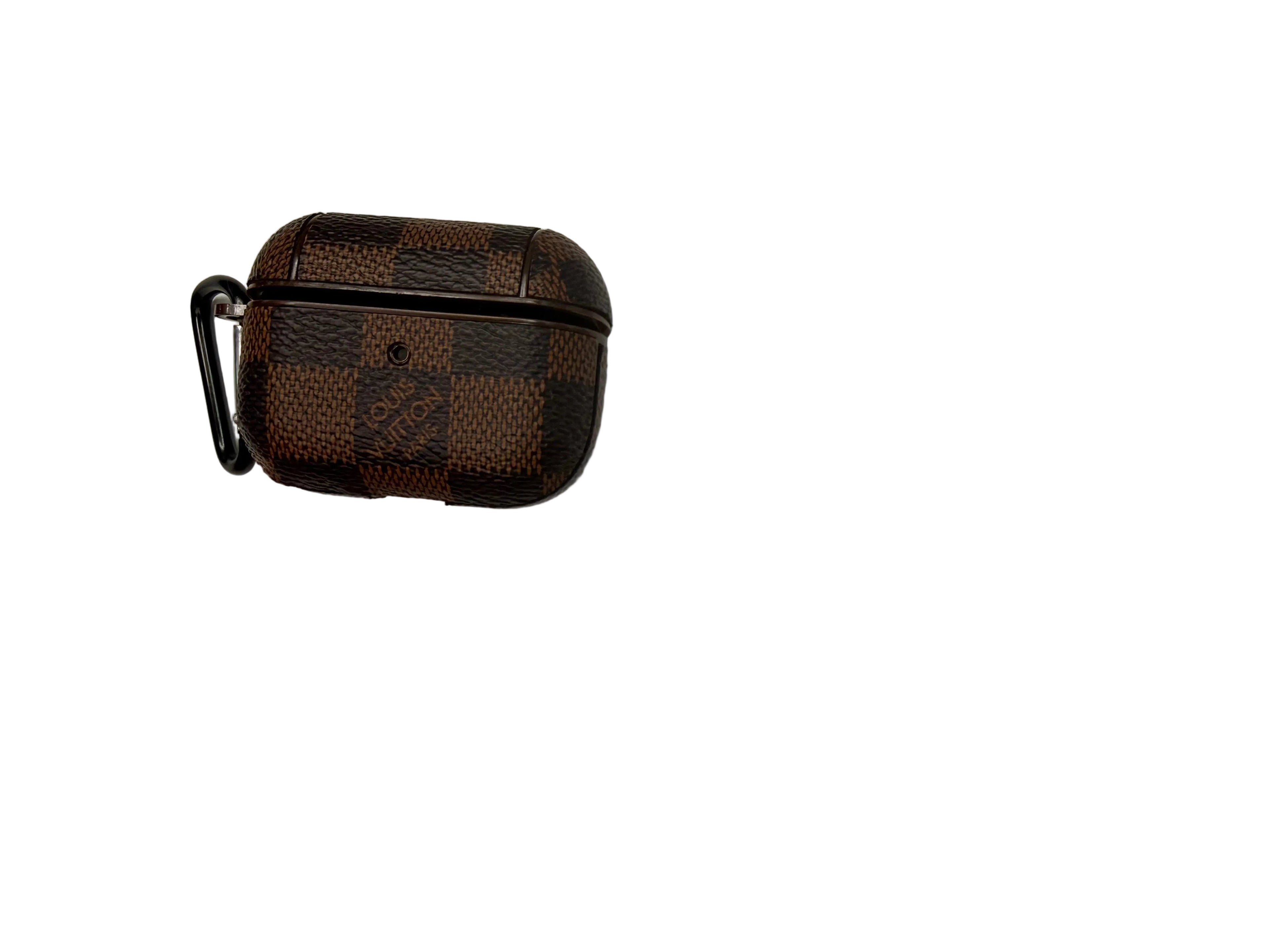 Lv Classic Ebony & Chocolate Checkered AirPods Pro Case