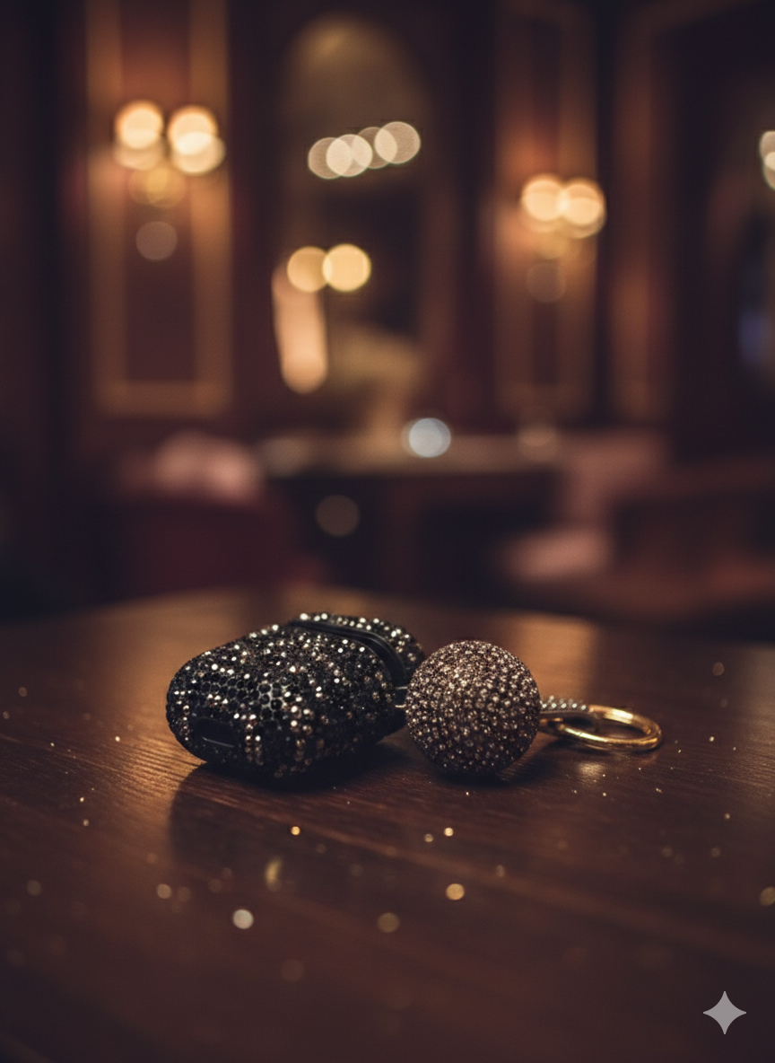 Elevate Your Everyday: The Midnight Sparkle AirPods Case