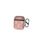 Luxury Monogram AirPods Case - Pink Floral Edition