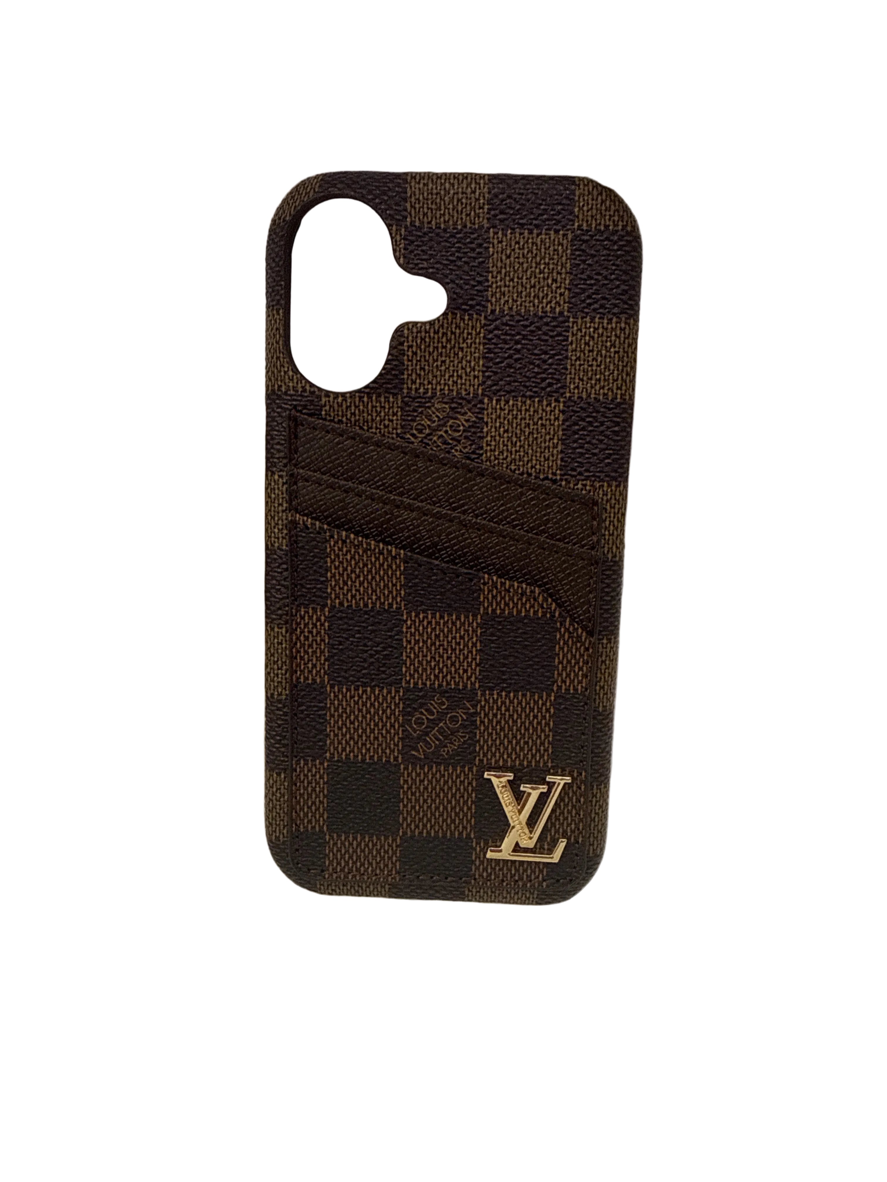 Luxury Inspired Monogram Card Holder Case