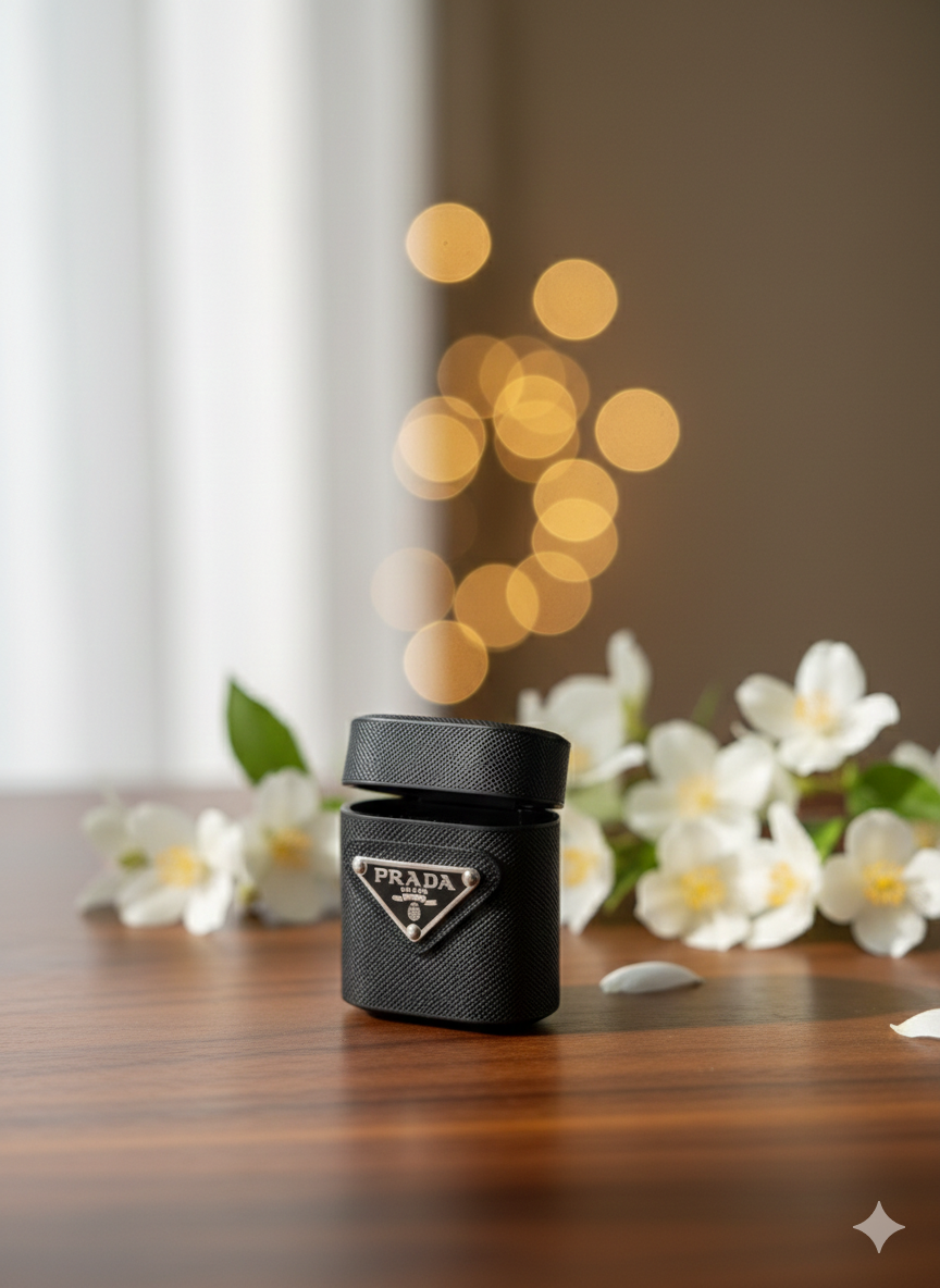 Prada Re-Nylon AirPod Pro Case – Iconic Saffiano Leather Detail