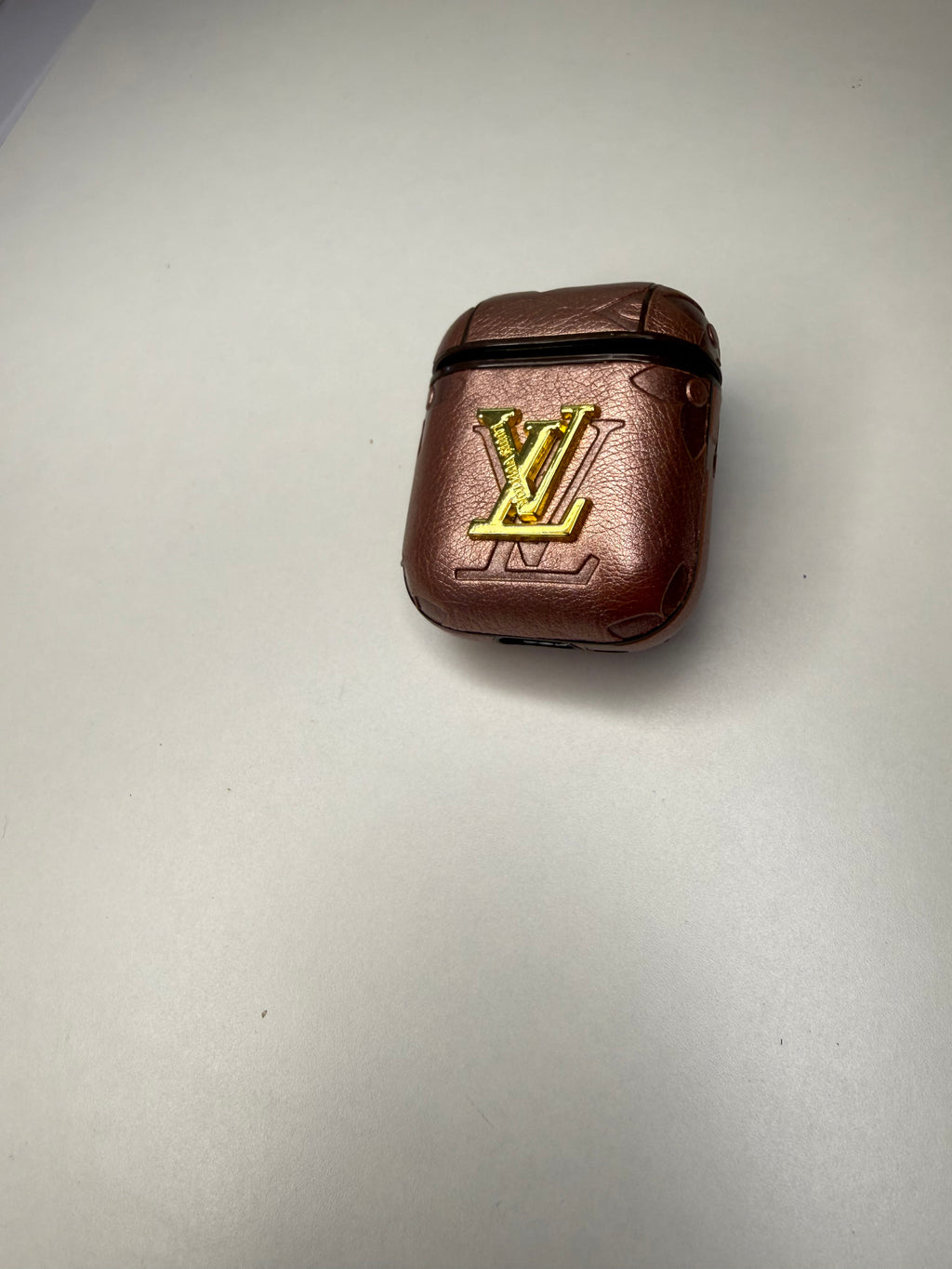 Elevate Your Tech | Premium Leather LV-Inspired Case for AirPods