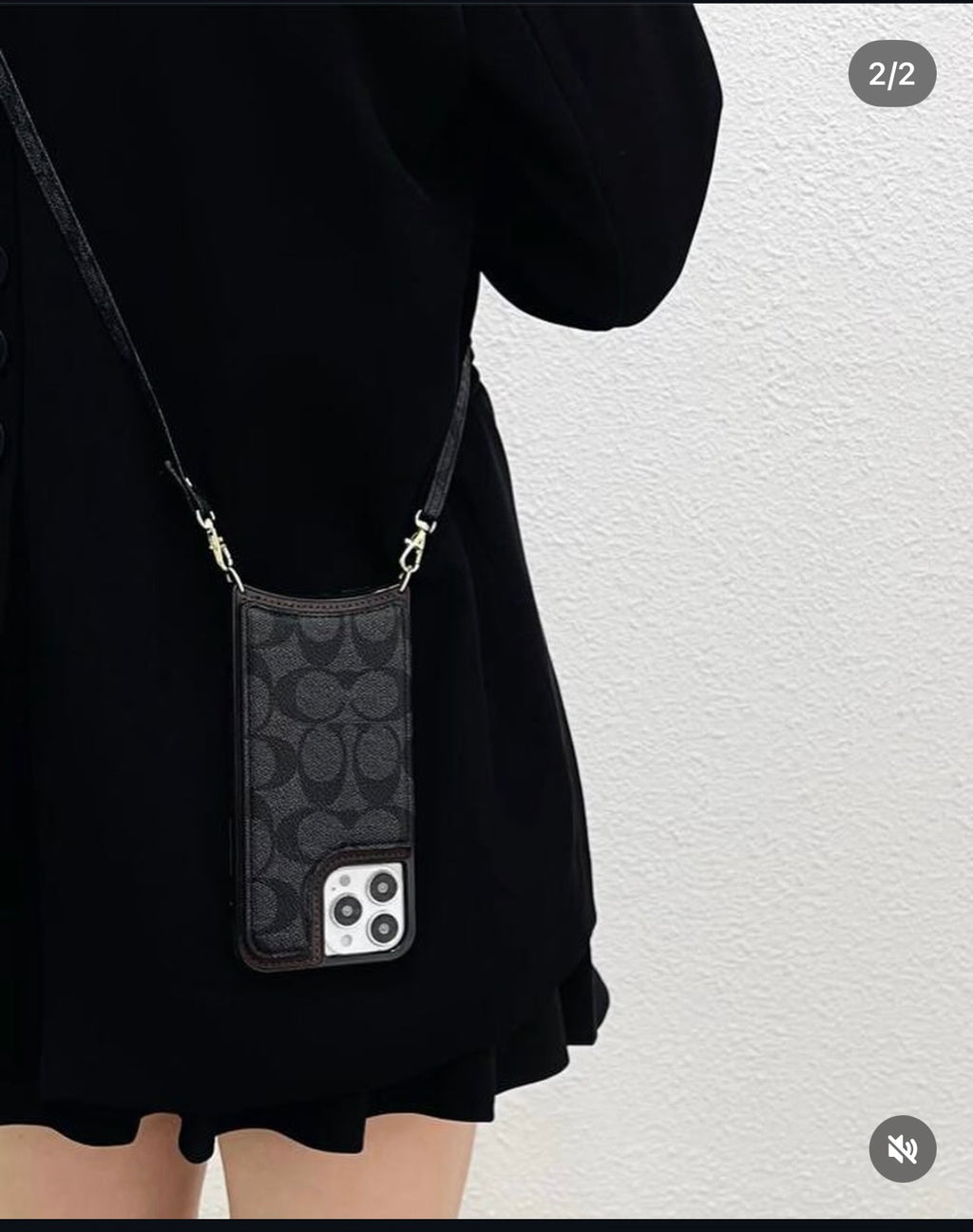 The Signature Monogram Crossbody Phone Wallet