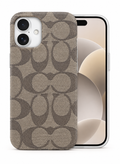 Coach Brown Monogram Luxury Phone Case for iPhone 12 cases