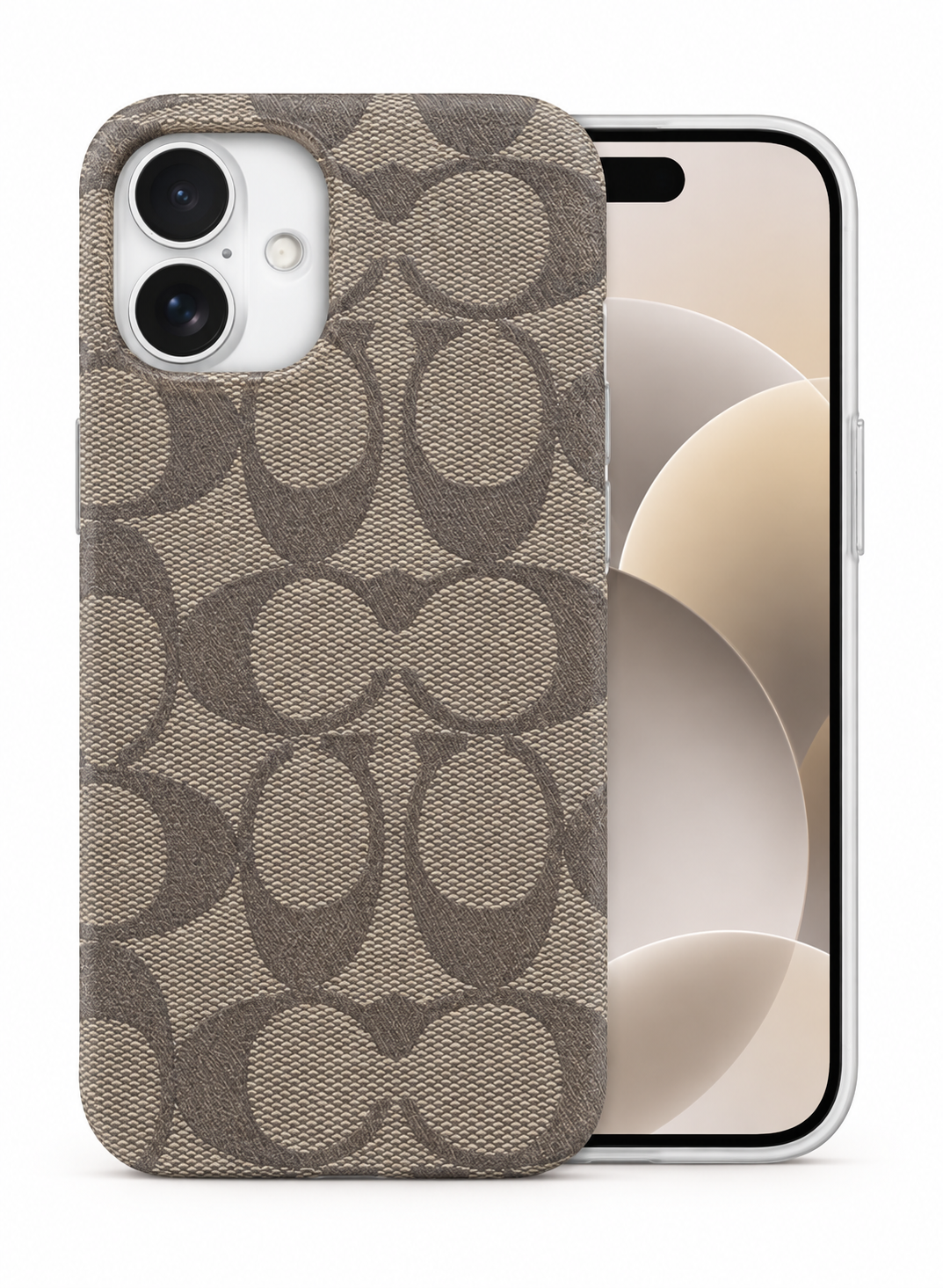 Coach Brown Monogram Luxury Phone Case for iPhone 12 cases