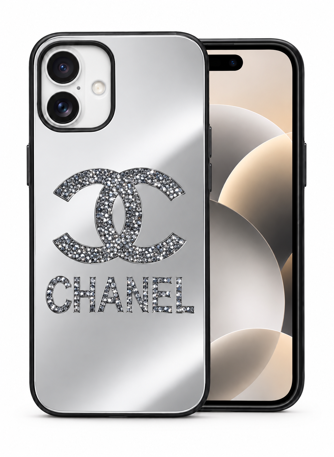 Silver Mirror Crystal Phone Case for 11 pro max