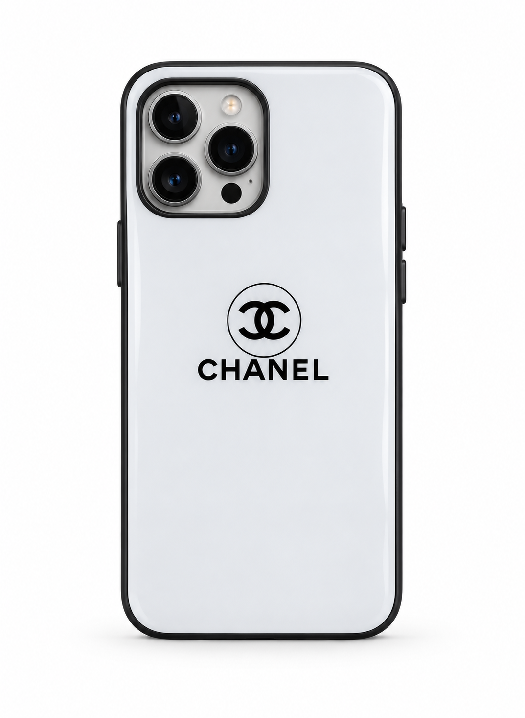 Luxury-Inspired Glossy White for iphone 12 cases