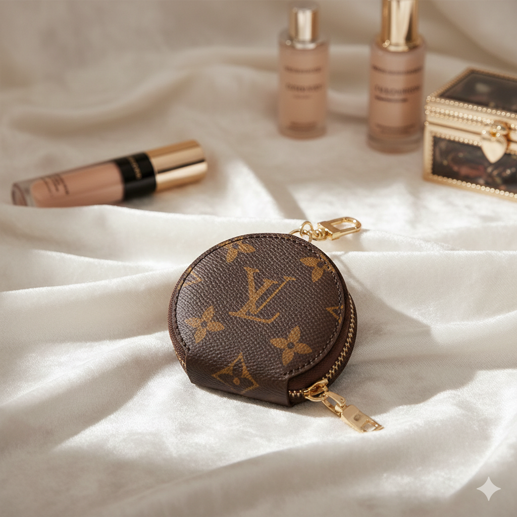 LV AirPods case with key chain