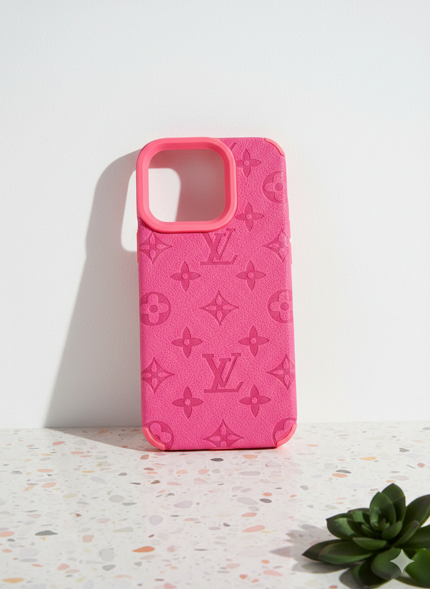Pink Lv iPhone case