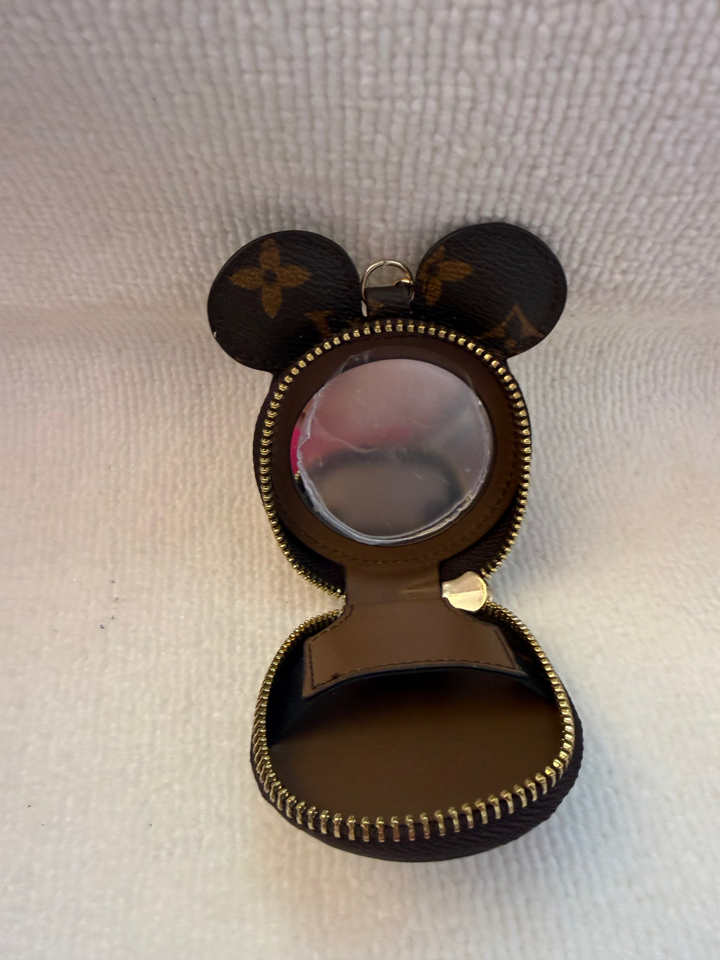 Mickey LV AirPod case with mirror