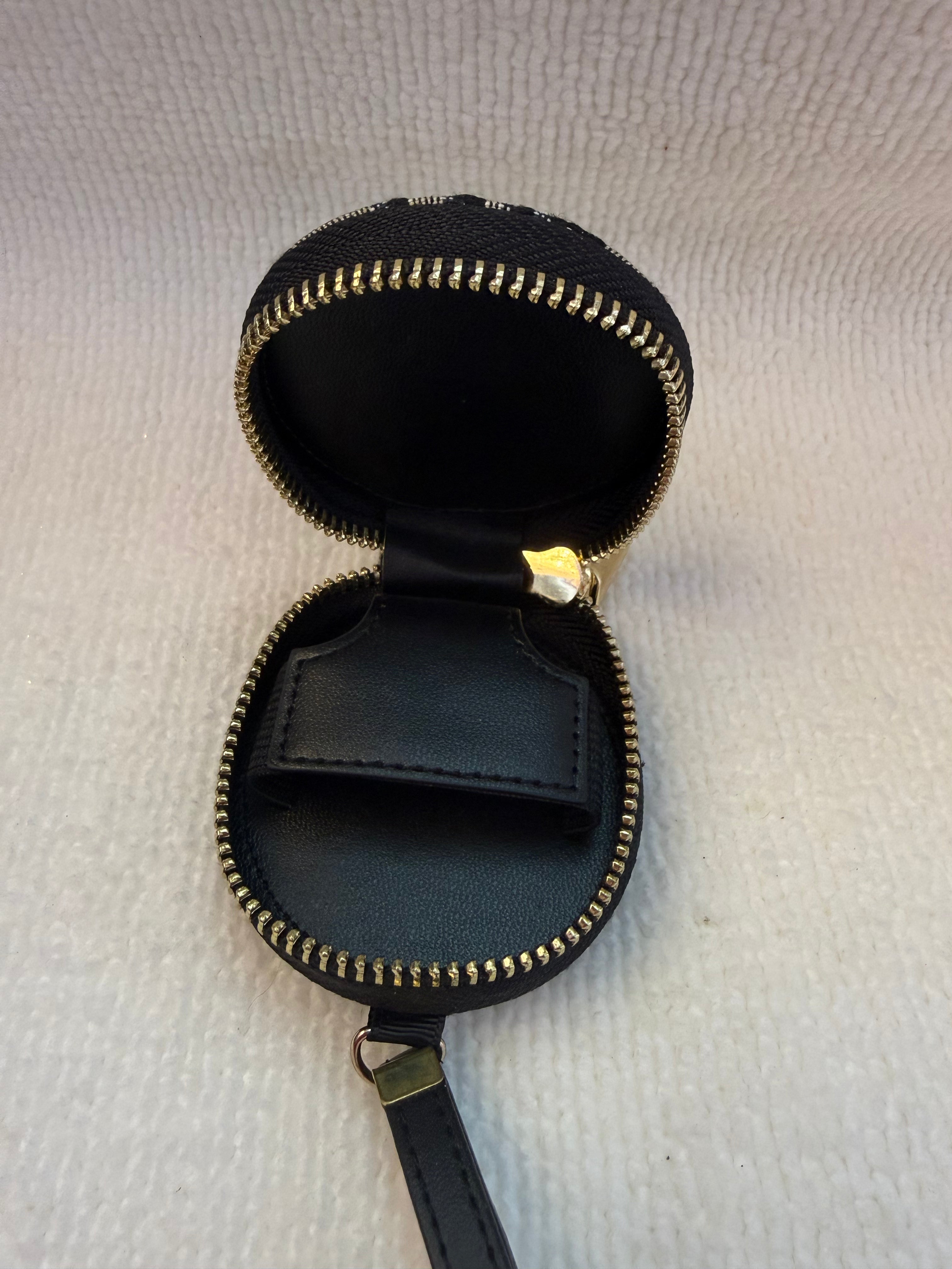 Dior Oblique Canvas Round AirPod Case & Bag Charm