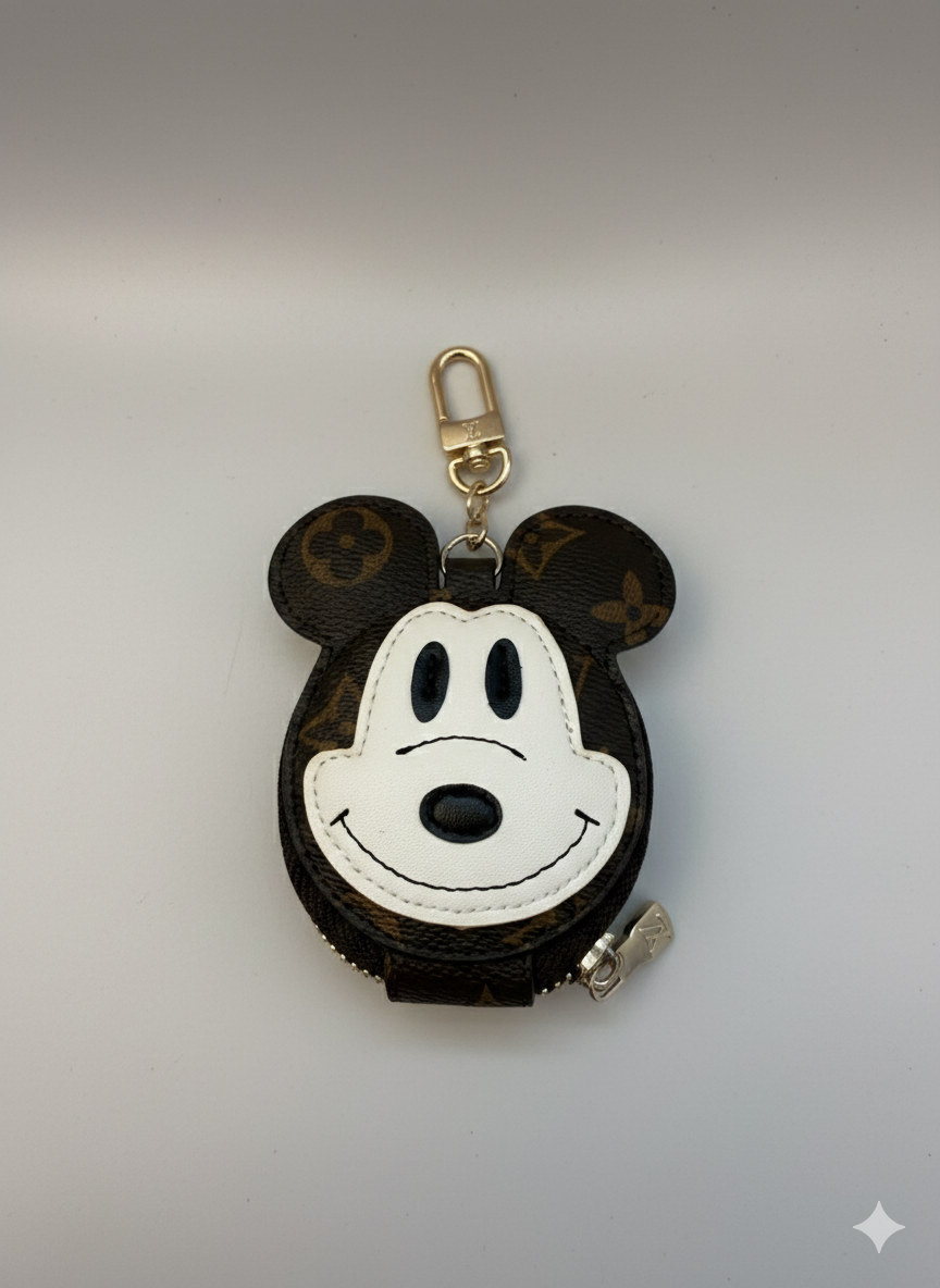 Mickey LV AirPod case with mirror