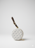 Michelle kors Signature Monogram Round AirPod Case & Handbag Charm