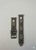GG Premium Monogram Canvas Watch Band – Designer Style Strap for Apple Watch