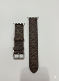 Mk Signature Monogram Slim Strap for Apple Watch – Classic Brown