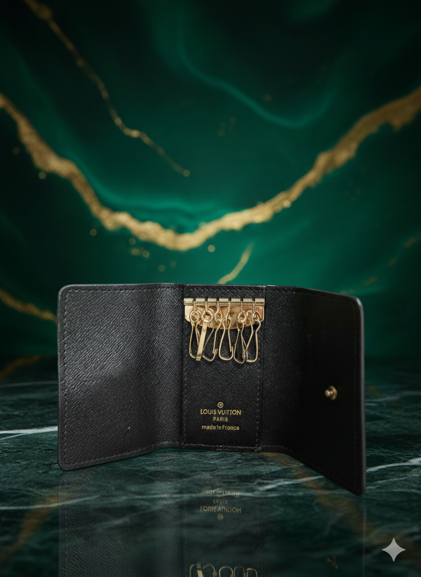 Lv Damier Ebene 6-Key Holder