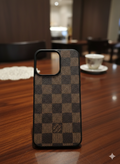 Lv Classic Damier Checkered Premium iPhone Case – Timeless Elegance