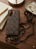 The Signature Monogram Crossbody Phone Wallet