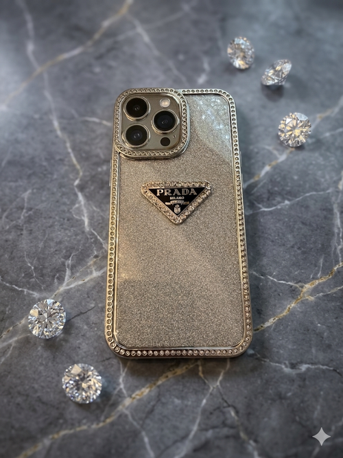 Crystal-Embellished Sparkle Case for iPhone 14