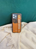 Lv Designer Inspired Monogram Phone Case with Integrated Hand Strap & Card Slot