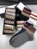 Designer-Inspired Statement Socks (5-Pair Gift Box Set)