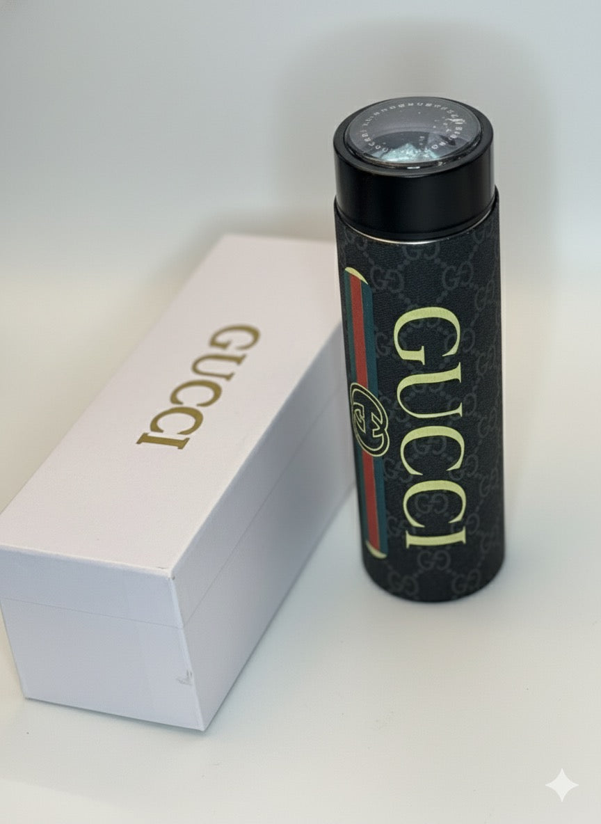 GG Inspired GG Monogram & Web Stripe Smart Travel Flask (with Box)