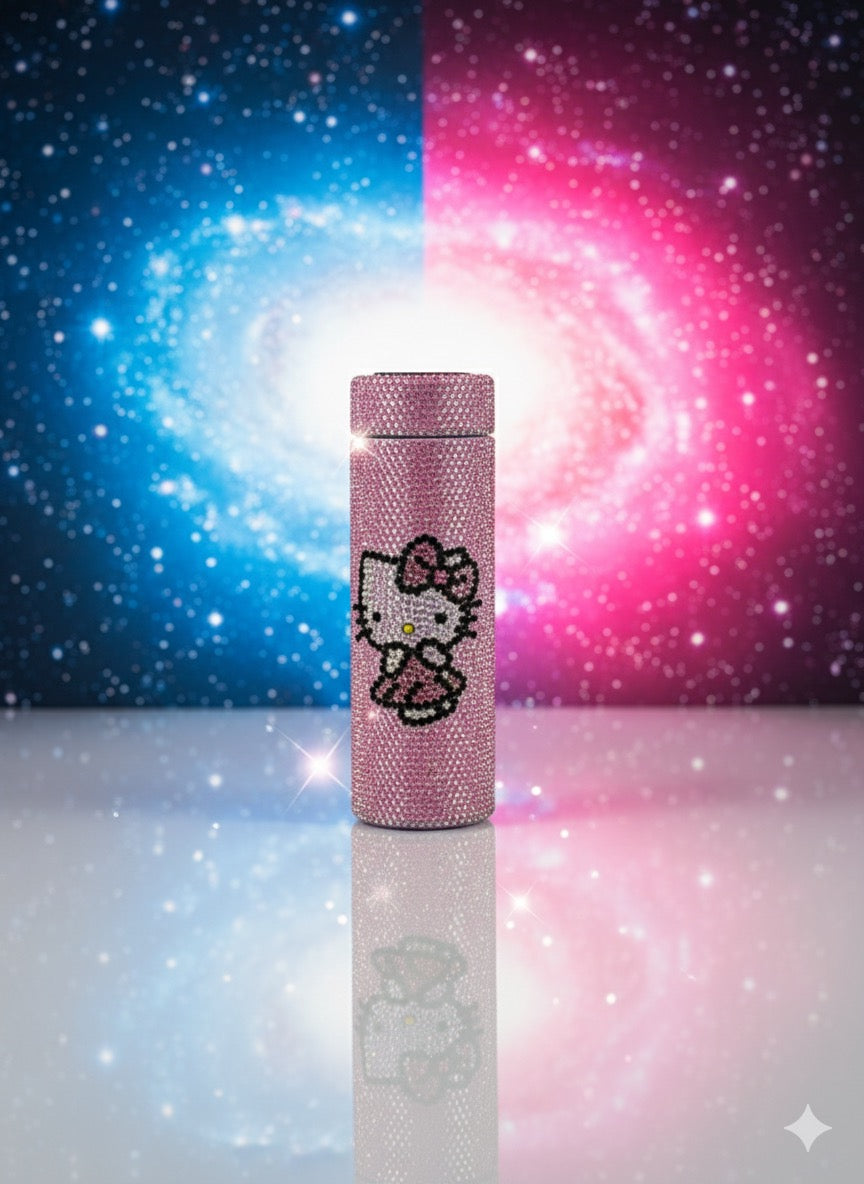 Hello kitty rhinestone cup