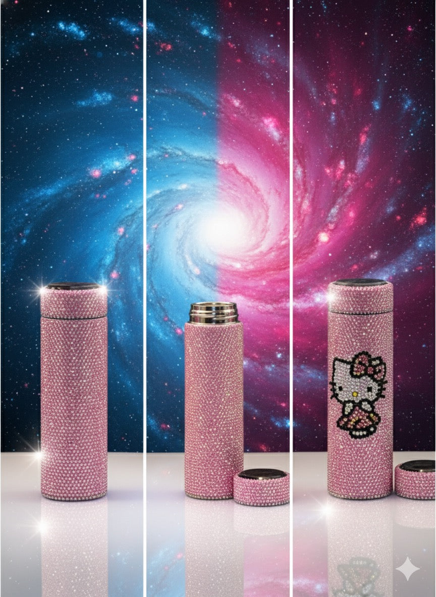 Hello kitty rhinestone cup