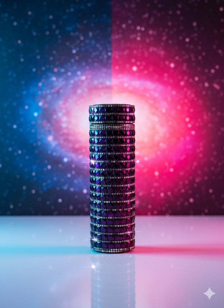 Regal Purple Gemstone Thermal Tumbler