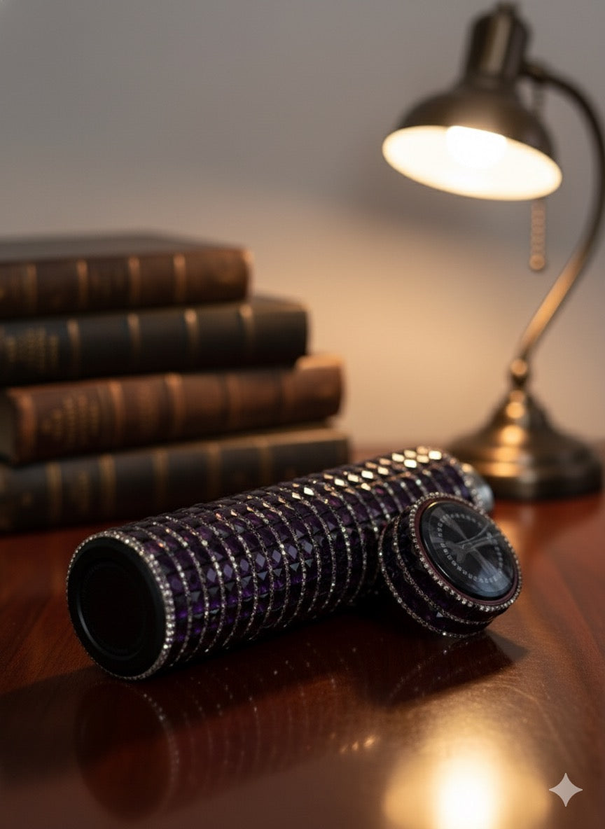 Regal Purple Gemstone Thermal Tumbler