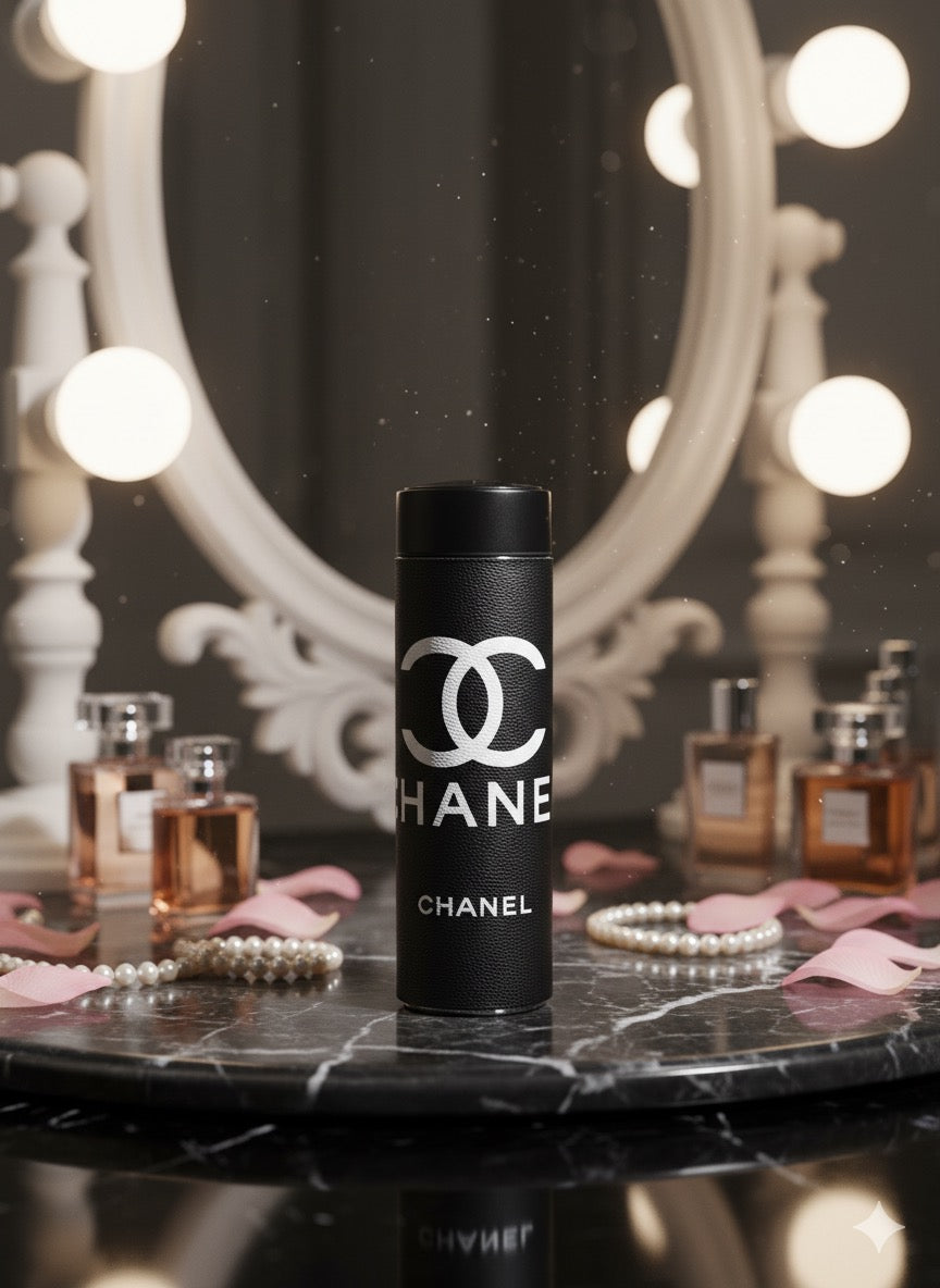 CHANEL Inspired Luxury Insulated Travel Flask