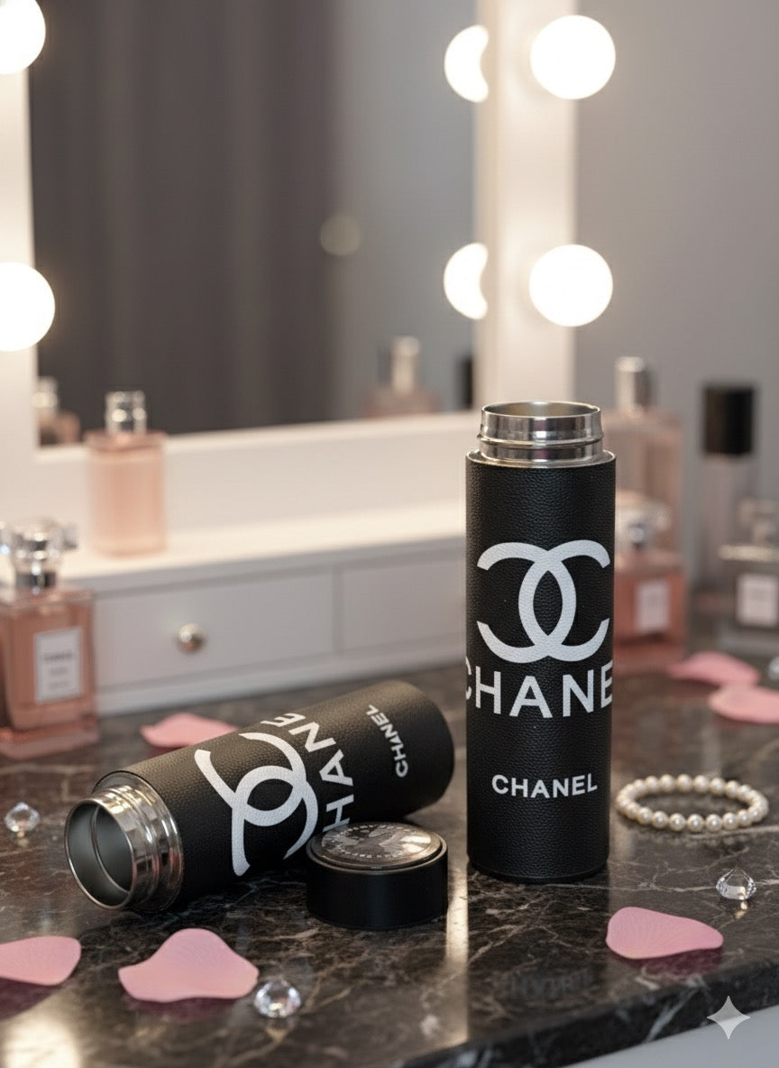 CHANEL Inspired Luxury Insulated Travel Flask