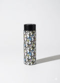 Inspired White Oblique Monogram & Watercolor Flask