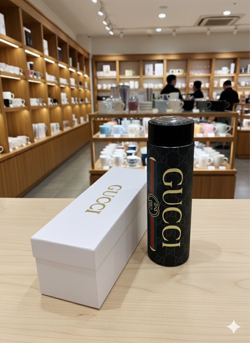 GG Inspired GG Monogram & Web Stripe Smart Travel Flask (with Box)