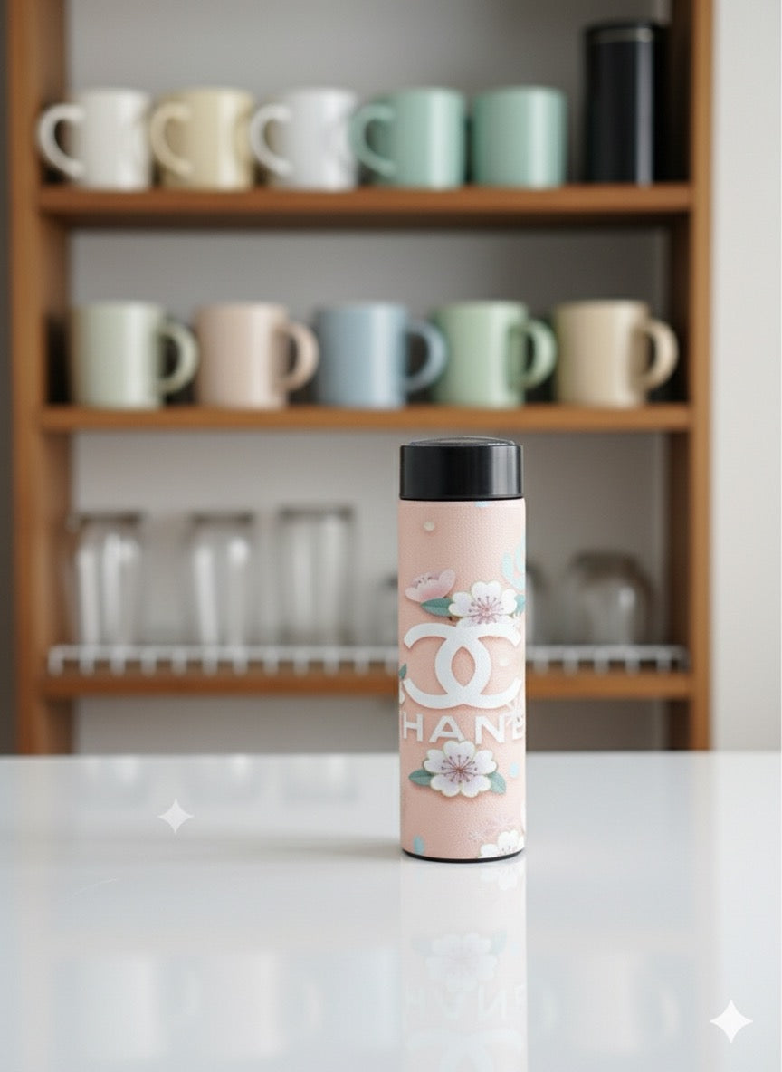 CC Pink Floral Designer-Inspired Tumbler